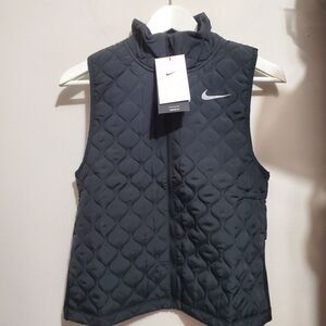 Nike Aerolayer Women's Sz XS Running Gilet Black DM1542 010 NWT